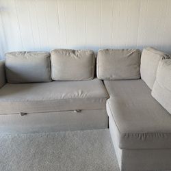 Beige Sofa Bed 
