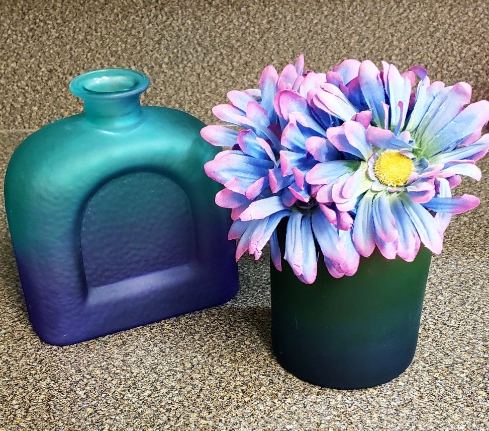 Heavyweight Jar & Potted Flower Set 