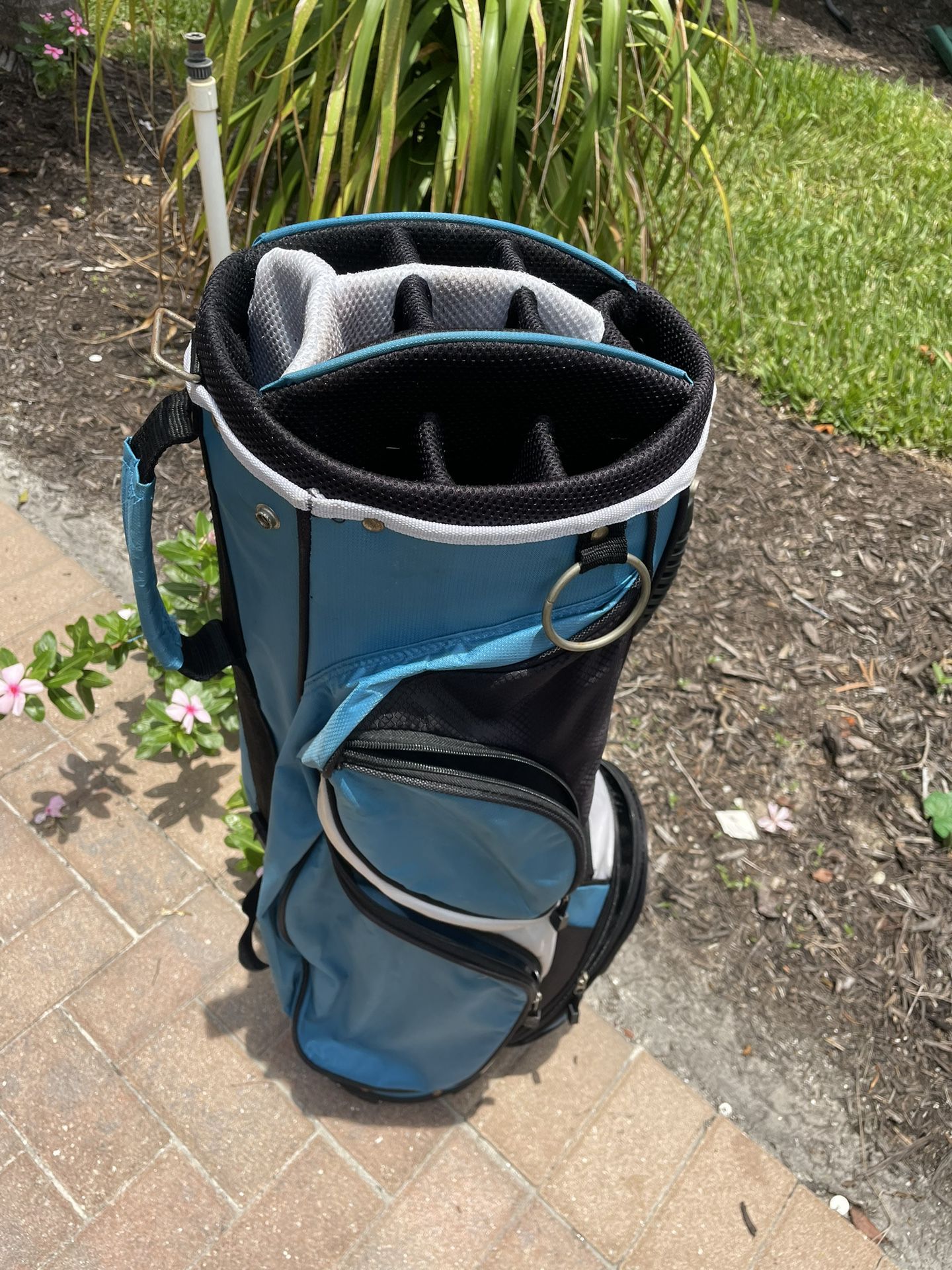 Golf Cart Bag By Hunter With Club Dividers and cooler