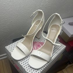 white heels 