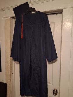 Graduation Cap & Gown Navy Blue