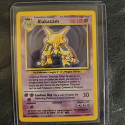 Alakazam Holo Base Set