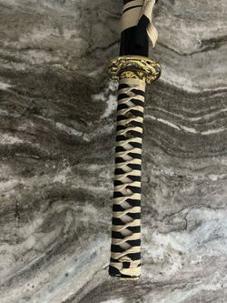 Japanese sharp metal sword (Slight/Minor Surface Rust)
