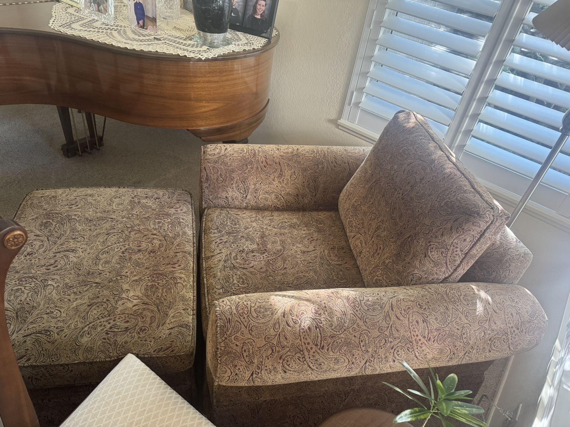 Free Couch And Chair With Ottoman