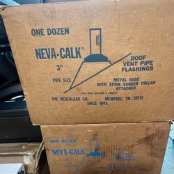 Roof Vent Pipe Flashings New 3” 30ANC Alumn 1 1/4” 1 1/2” alumn