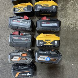 DRILL BATTERIES FOR ALL SORT DRILLS