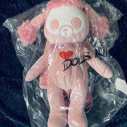 Pink Skelanimals X Dolls Kill Backpack Rhinestone Choker Roxie Poodle New