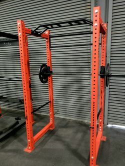 NEW Squat Rack Cage For Home Gym Bumper Plates Adjustable Bench Rubber Flooring Mats Dumbbells Kettlebells Olympic Weights 