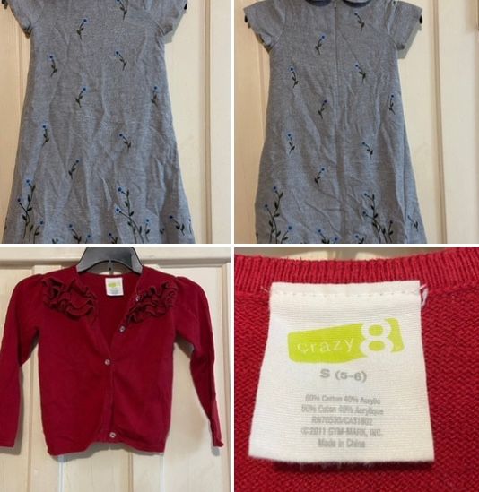 Dress& jacket girls size 5