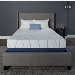 Queen Gel Memory Foam Mattress