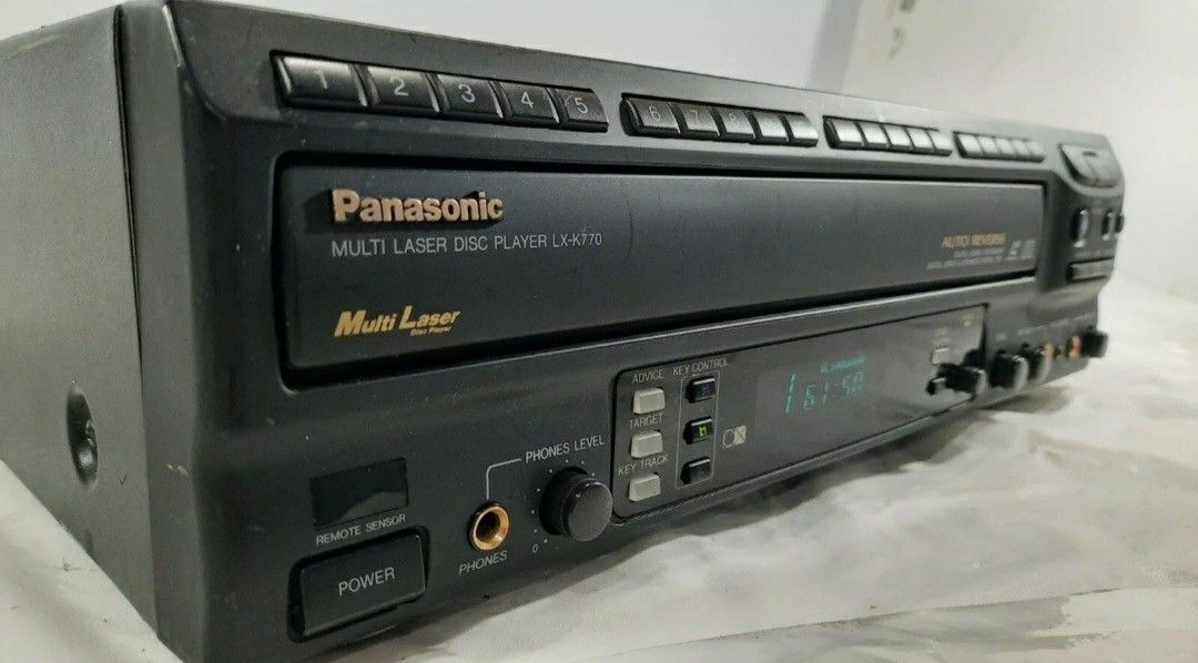 VINTAGE PANASONIC LX-K770 MULTI LASER DISC PLAYER