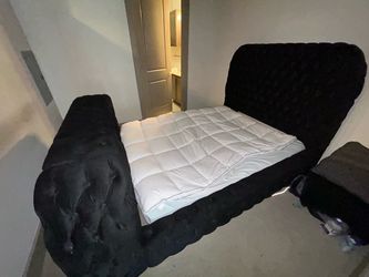 Bed with fire place & Tv Stand all in one