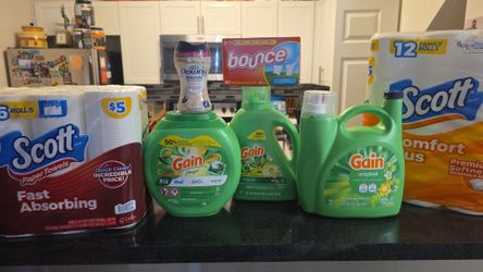 Huge Gain Laundry + Scott Paper Bundle
