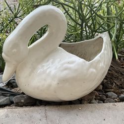 Ceramic Swan Duck Lawn Decor 