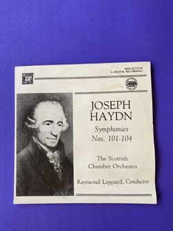 Vinyl: Joseph Haydn Symphonies No. 101-104