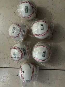 Dick's Sporting Goods Official League Baseballs – Lot of 7