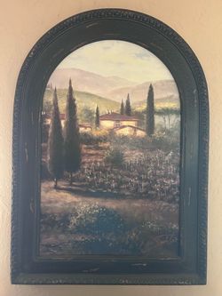 Tuscan Landscape Framed Wall Art Print