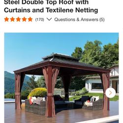 VEIKOUS 10 ft. x 12ft Wood