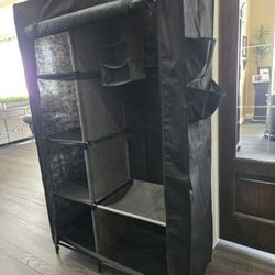 Lovely Canvas Wardrobe Portable Closet ONLY $25!!!!