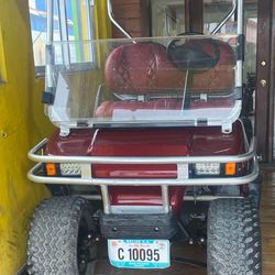 Golf cart stainless steel brush guard club car ds