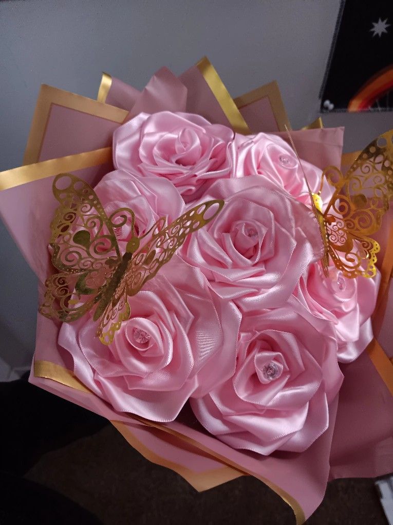Bouquet Fake Flowers With Or Without Accerories