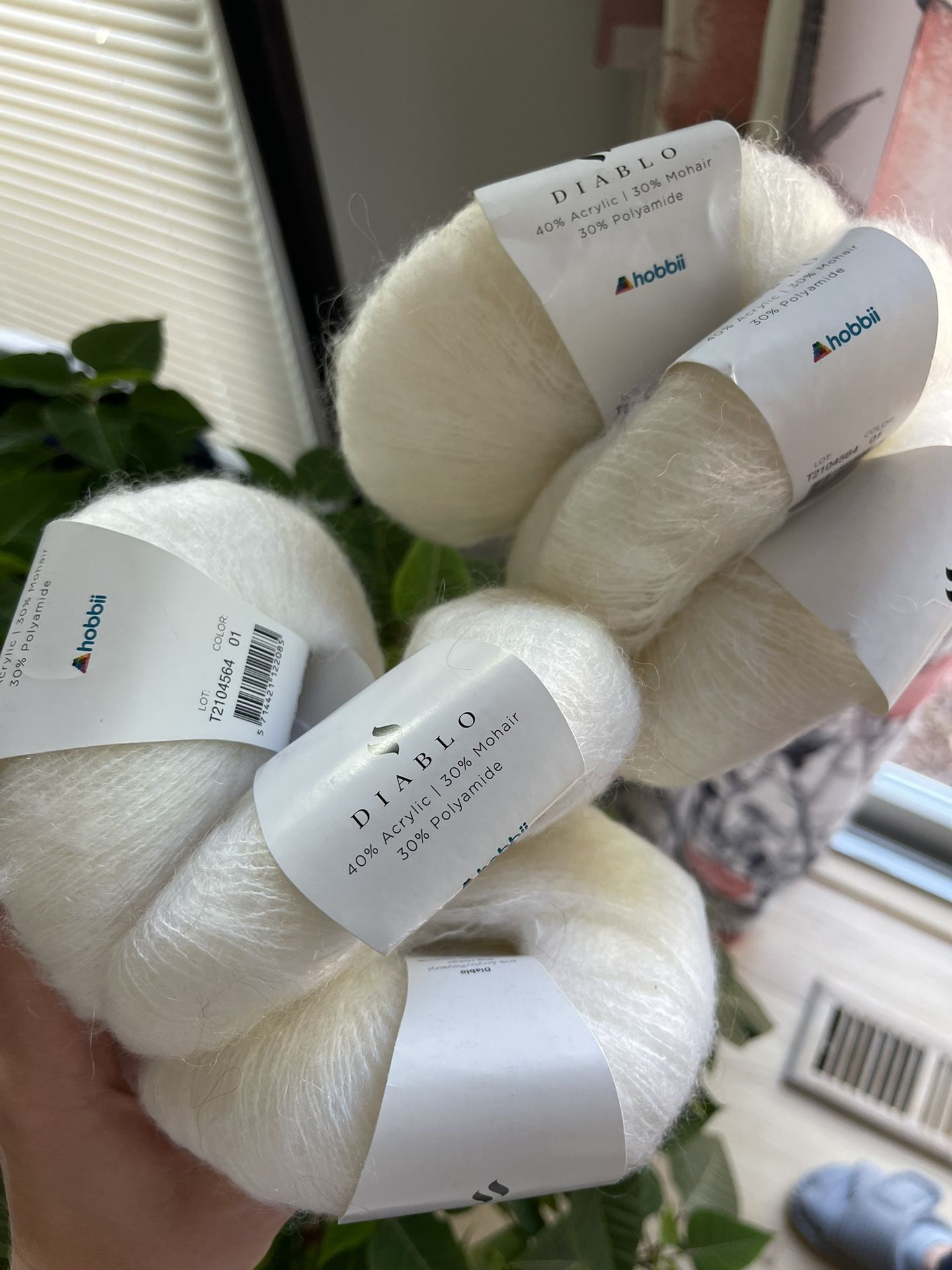 Diablo Yarn - Color 01 (Set of 6)