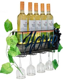 Wine And Glass Holder