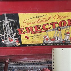 Erector sets from the 50s