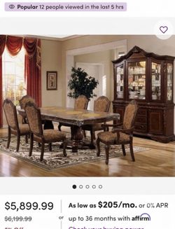 Majestic 10 pieces dining set with 8 sittings