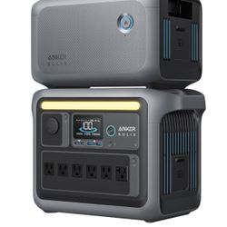 Anker SOLIX C1000 Portable Power Station and BP1000