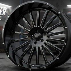 GO BIG OR GO HOME. 🏎️🔥 ​Upgrade your stance with these massive 26" Performance Alloys. Designed for an aggressive look and maximum road presence.