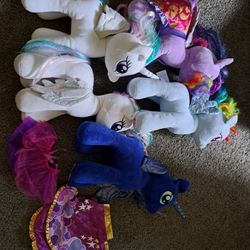Set Of 5 My Little Pony Build A Bears