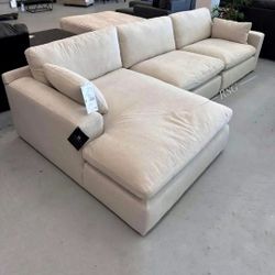 Feather Filled Cloud Sectional Couch Set 🌟 Build Your Own Combination, Fast Delivery, Color Options ⭐$39 Down Payment with Financing ⭐ 90 Days same a