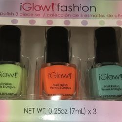 iGlow Nail Polish, Face Roller, Eyeshadow, Pedicure Set
