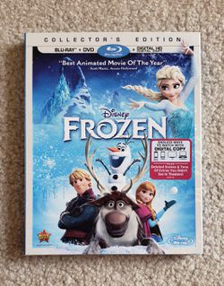 Brand New Disney Frozen Bluray DVD Digital Unopened