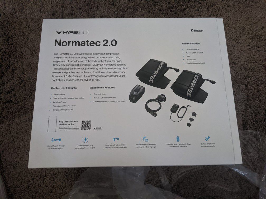 Normatec 2.0 Lower Recovery System Brand New
