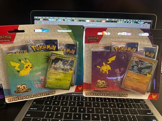 Pokémon 30th Celebration Tech Sticker Collection (x2)