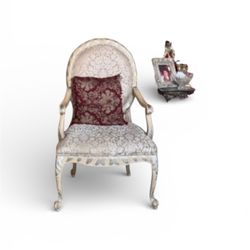 Vintage French Provincial Arm Chair  