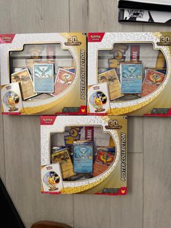 Pokémon 30th Celebration Poster Collection Box x3