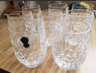Vintage Waterford Crystal Flat Tumblers Curraghmore x 8
- New