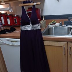 Purple Dress With Beads