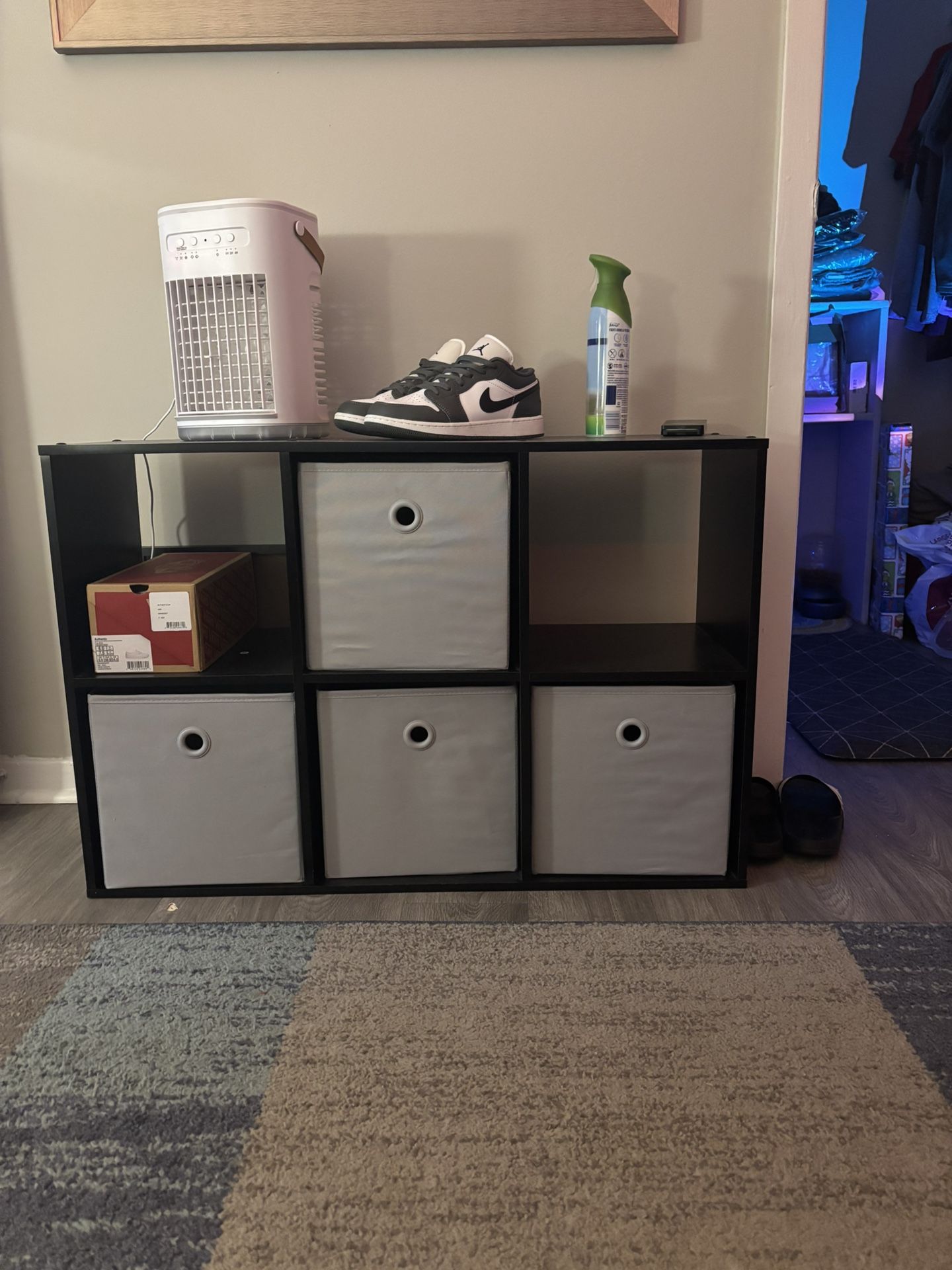 Wood Cubby Shelf
