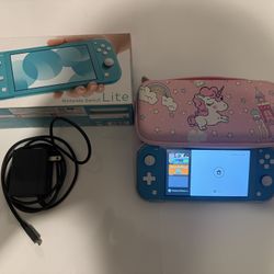 Nintendo Switch Lite Coral With Case