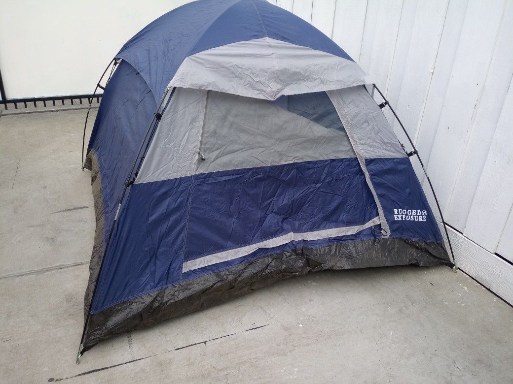 Tent camping outdoor