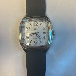 David Yurman (Discontinued) Stainless Steel 41mm Automatic Watch Stripe Face
