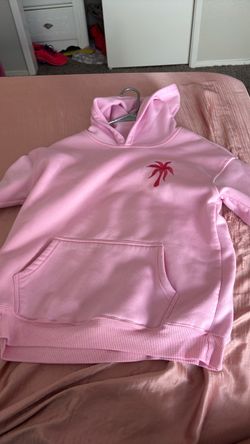 PINK PALM PUFF hoodie size M