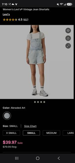 Levi's Small overalls