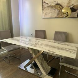 Marble Dining Table 
