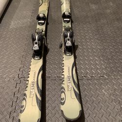 Salomon Skis 145cm With Bindings 