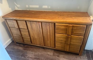 Solid wood dresser